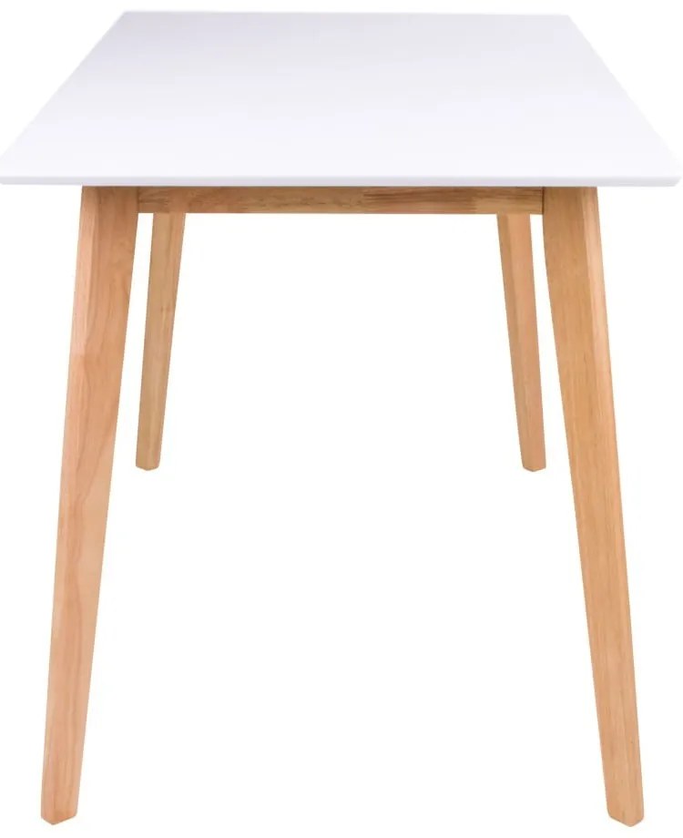 Jedálenský stôl s bielou doskou Bonami Essentials Vojens, 120 x 70 cm
