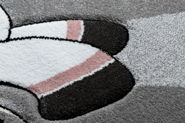 Koberec PETIT UNICORN JEDNOROŽEC sivý