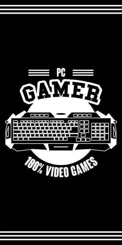 Froté osuška PC Gamer, 70x140 cm