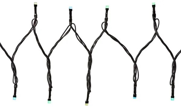 Nedis WIFILX01C42-LED RGB Vonkajšia reťaz 42xLED/8 funkcií 8m IP65 Wi-Fi Tuya