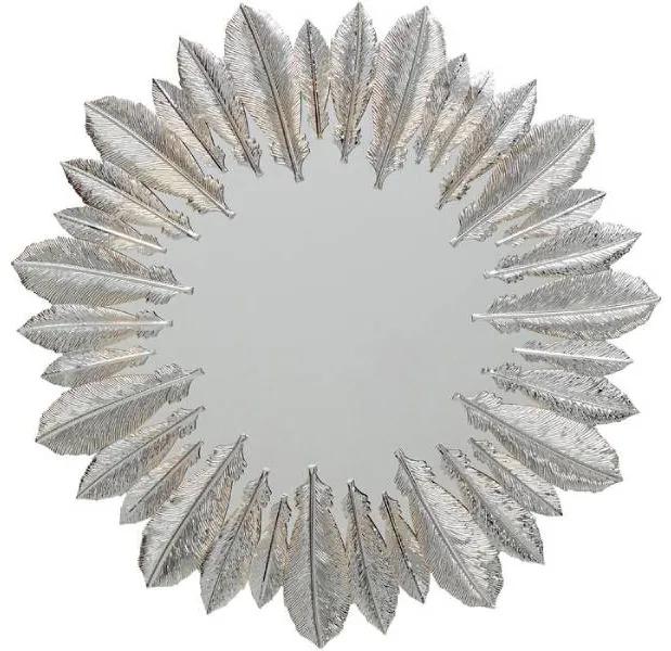 Feather Dress zrkadlo strieborné o49cm