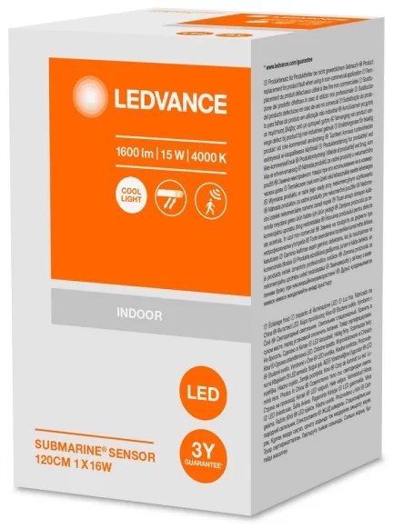 Ledvance - LED Technické svietidlo so senzorom SUBMARINE 1xG13/16W/230V IP65
