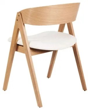 RINA dubová stolička Sivá - svetlá