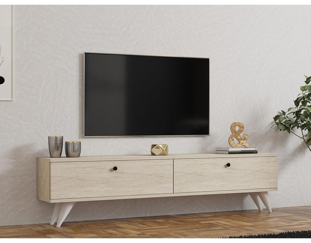 TV skrinka Paris - Travertine