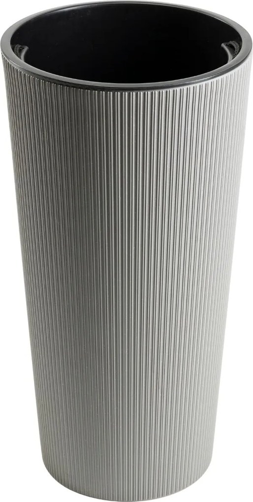 PLASTOVÝ KVETINÁČ URBANIKA ECO 57X29,5 CM SIVÁ
