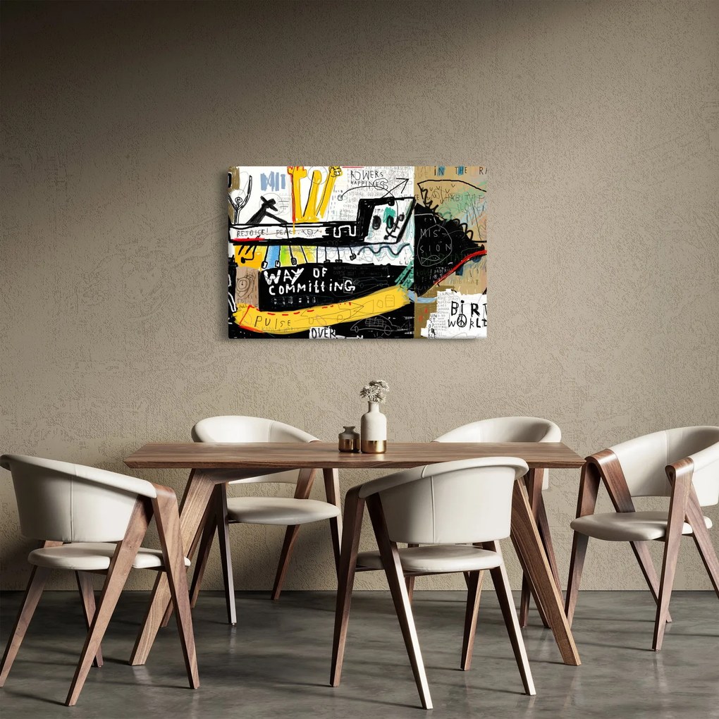 Obraz - Graffiti (90x60 cm)