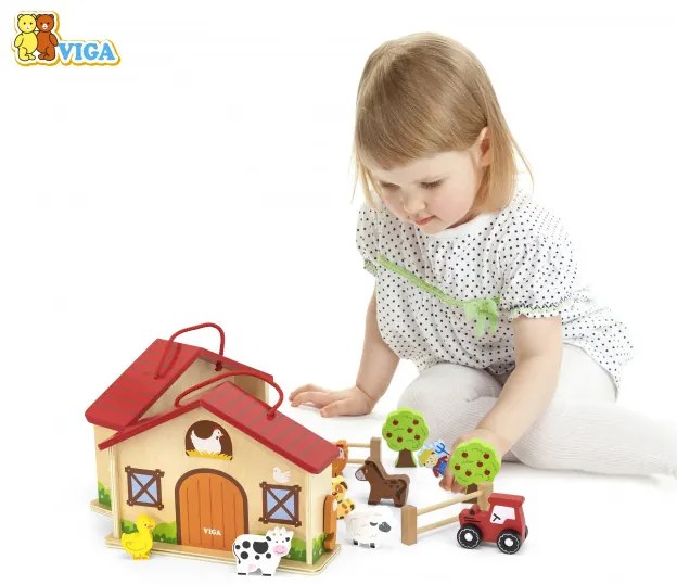 Súprava v kufríku Viga 51618 farma