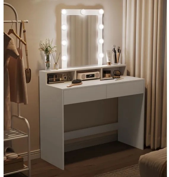 Toaletný stolík LADA biely