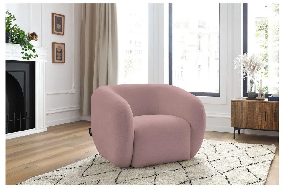 Svetloružové kreslo Celine – Bobochic Paris