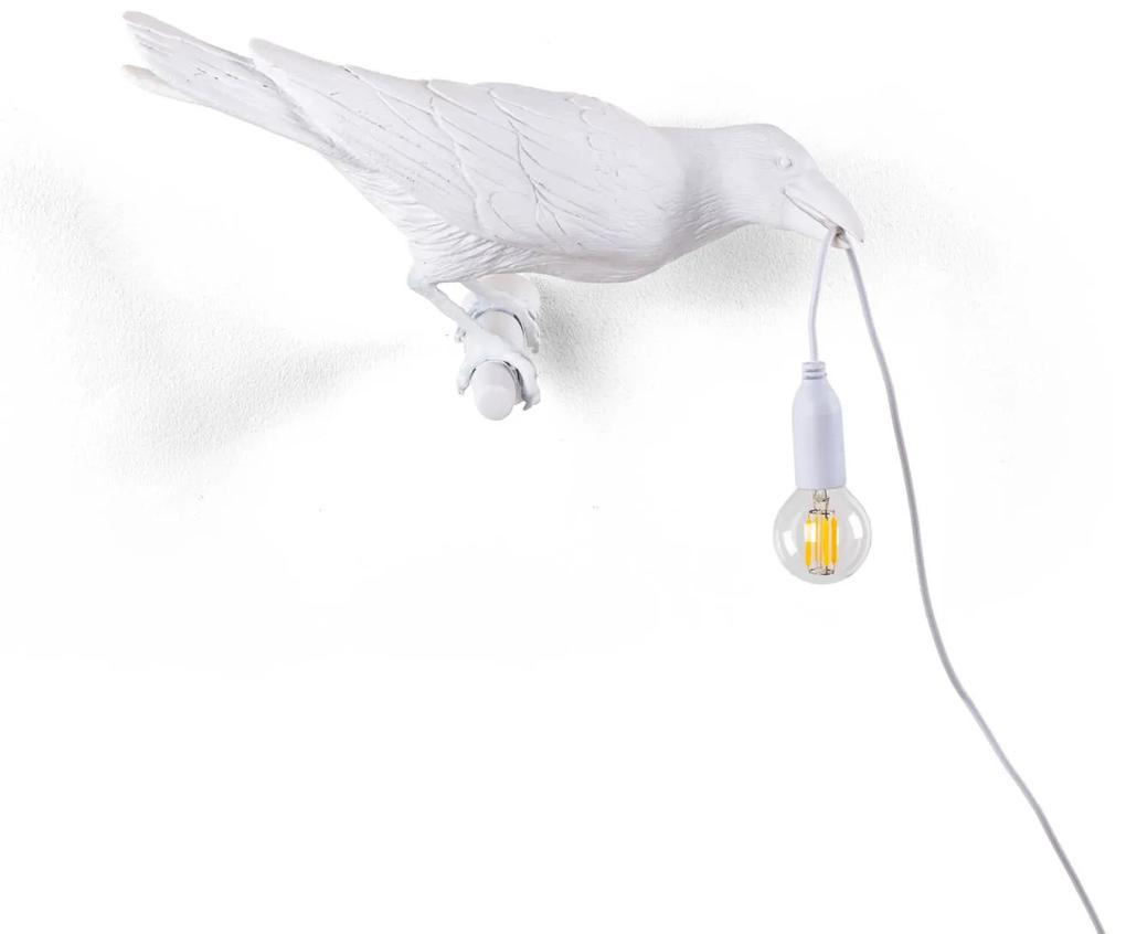 Vonkajšie LED svietidlo Bird Lamp, vpravo, biela