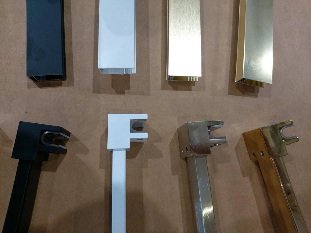 Erga Paris, stabilizačná vzpera pre sprchové zásteny s hrúbkou skla 8mm, dĺžka max. 150cm, zlatá lesklá, ERG-V02-PARIS-BAR-GD