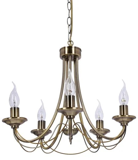 Luster na reťazi MUZA 5xE14/40W/230V