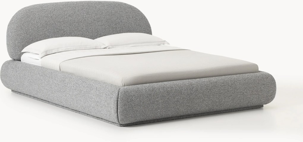 Buklé čalúnená posteľ Alba