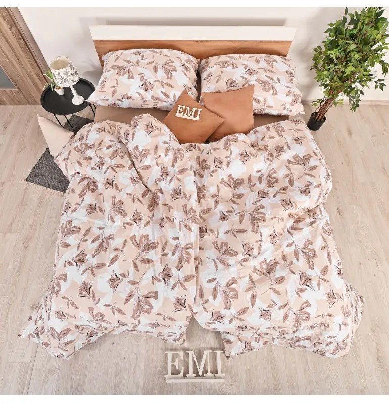 Obliečky krepové Susan EMI, Štandardný set jednolôžko obsahuje 1x 140x200 + 1x 70x90