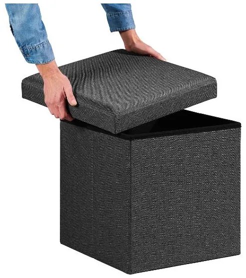 Livarno home Taburetka, sivá, 2 kusy  (800010906)