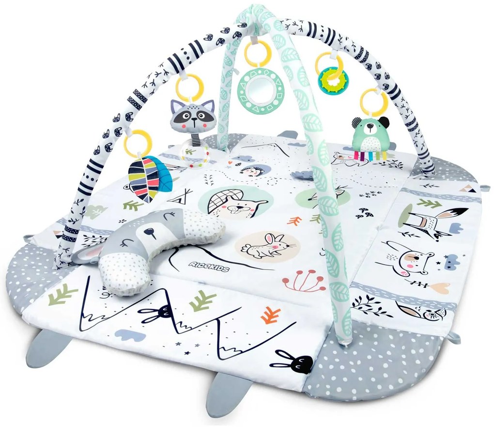 Interaktívna vzdelávacia podložka 110 x 100 cm Ricokids Králik