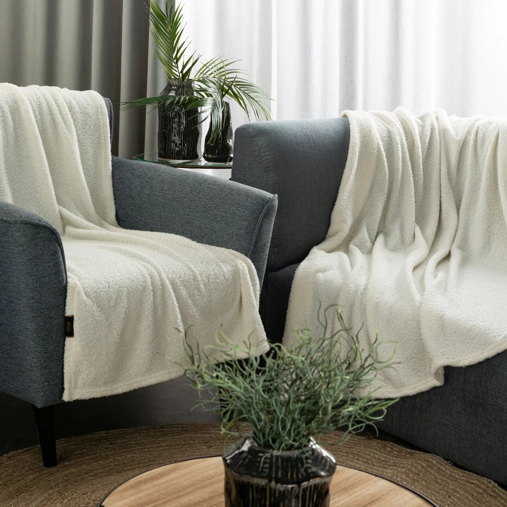 DEKA BUKLA 70X160 CM KRÉMOVÁ