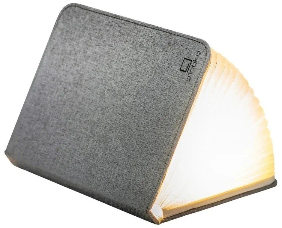 Sivá svetelná dekorácia na USB Booklight – Gingko