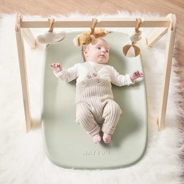 Nattou - Prebaľovacia podložka SOFTY 50x70 cm zelená