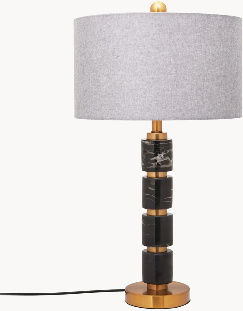 Stolová lampa's mramorovým podstavcom Marmo