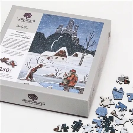 Drevené puzzle Josef Lada Vodník