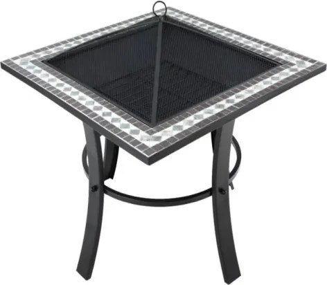 Mozaikované záhradné ohnisko Runedak 76x76 cm