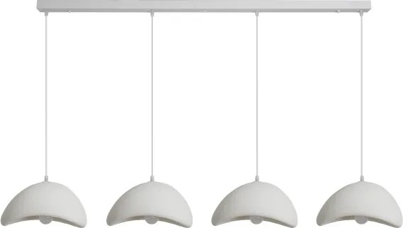 BRILAGI - Luster na lanku WABI SABI 4xE27/60W/230V biela