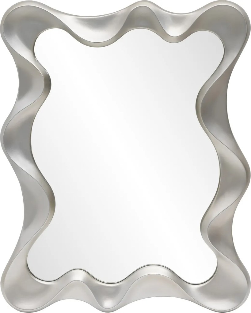 Nástenné zrkadlo DECO strieborné