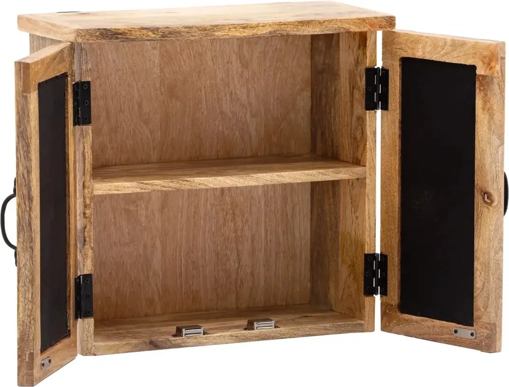 furniture-nabytek.cz - Masívna zrkadlová skrinka Santa Cruz z dreva mango, povrchová úprava, prírodná