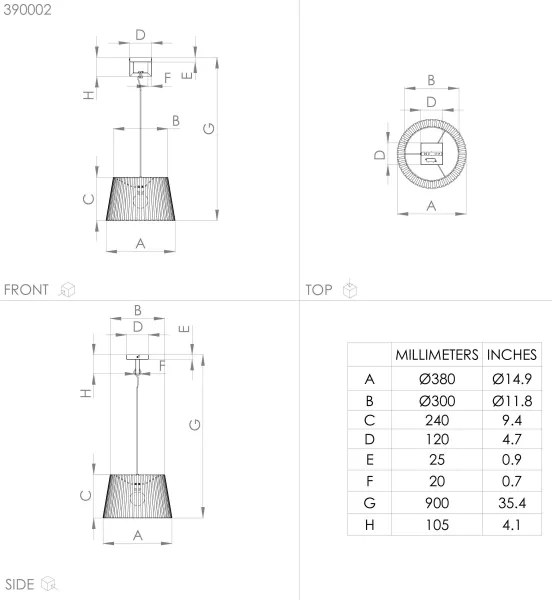 Eglo 390002 - Luster na lanku BOGOTA 1xE27/40W/230V čierna