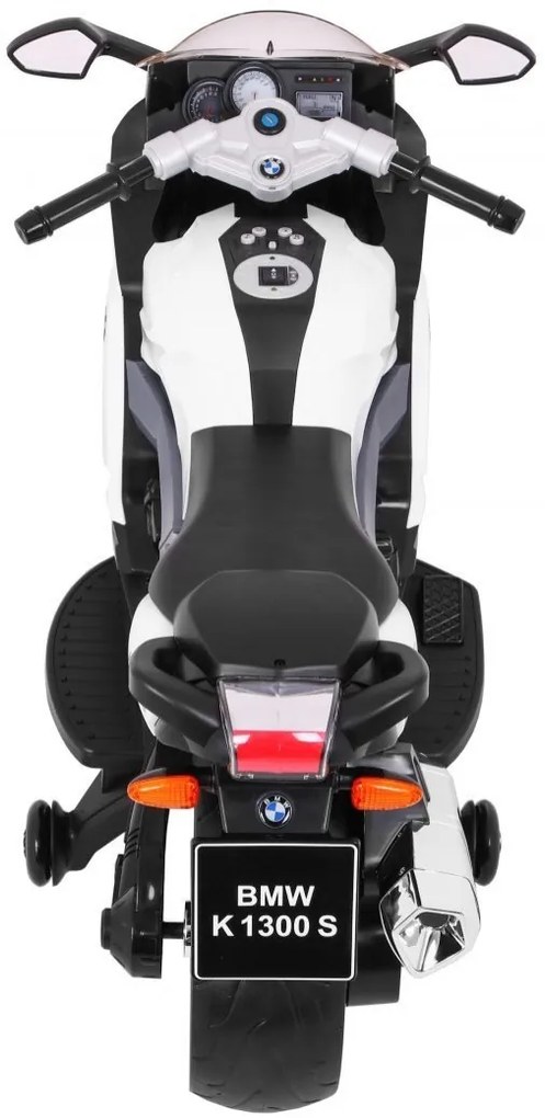 RAMIZ ELEKTRICKÁ MOTORKA BMW K1300S - BIELA - RC-550SMP/10500RPM - BATÉRIA 12V/5,5Ah - 2022