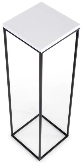 Stojan na kvety BASICLOFT 80x24 čierna/biela