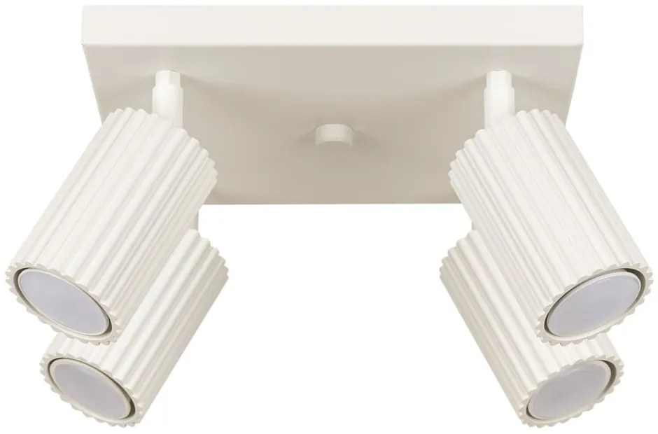Krémovobiele bodové svietidlo 25x25 cm Gleam – Sollux