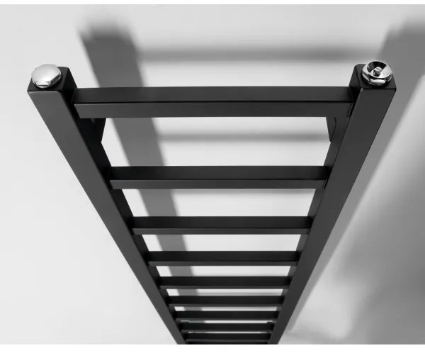 Sapho - Kúpeľňový radiátor METRO LIGHT 211W 30x114 cm matná čierna