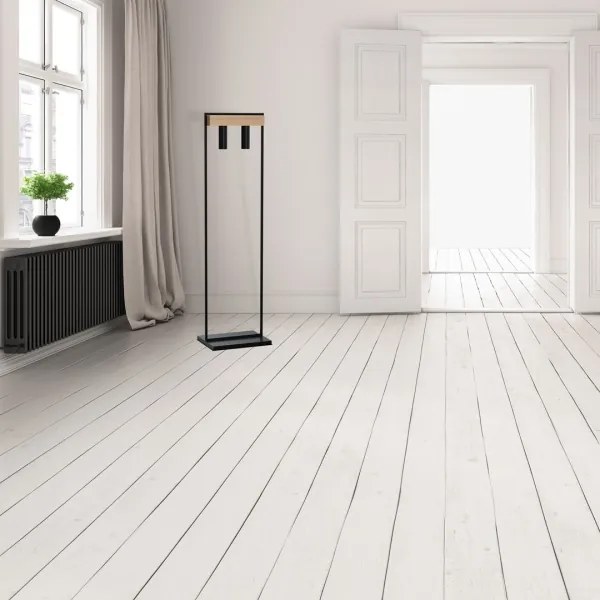 Stojacia lampa WEST 2xGU10/25W/230V čierna