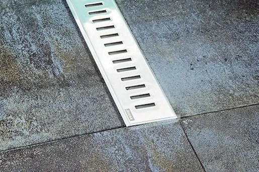 Ravak Zebra sprchový žľab 85 cm plast šedá lesk x01434 OZZEBRA850PL