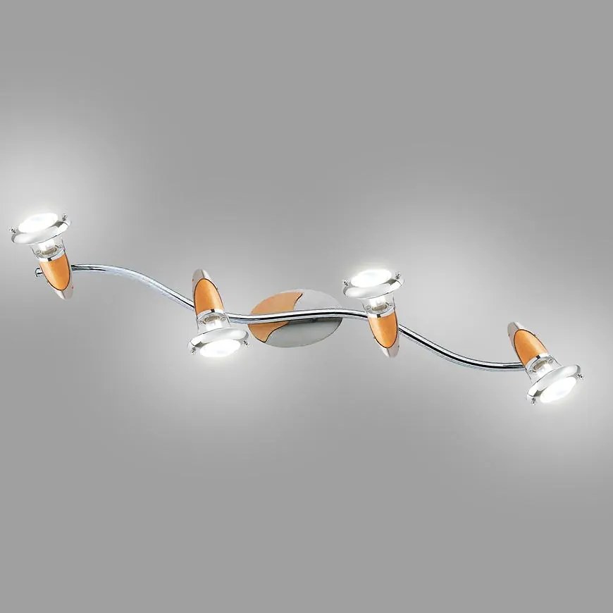 Nástenné bodové  svietidlo  R5026B-4S Saténový chróm