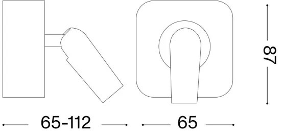 Ideal Lux - LED Nástenné bodové svietidlo BEAN LED/3W/230V CRI 90 lesklý chróm