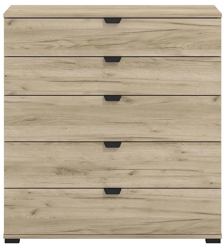 Komoda Duerto 5F 90 šedá dub 11008295