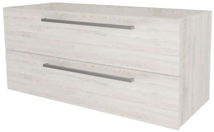 Mereo Bino, kúpeľňová skrinka 121 cm, Multidecor, White Loft Pine, MER-CN693SWLP1