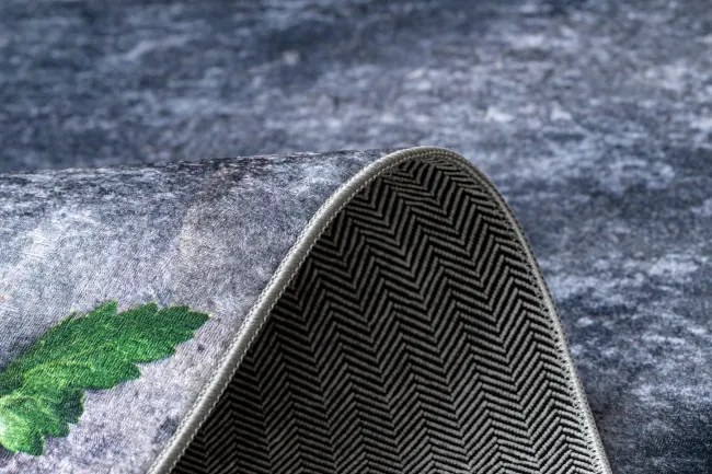 Protišmykový koberec / behúň ANDRE 33290 sivý / žltý