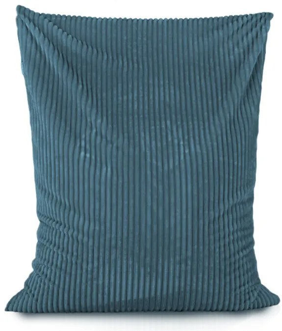 Vankúš na sedenie modrý stripe