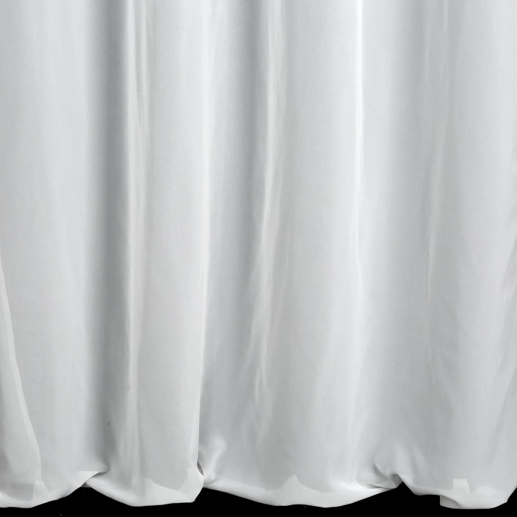 ZÁCLONA NA KRÚŽKOCH DALIA 350X250 CM BIELA