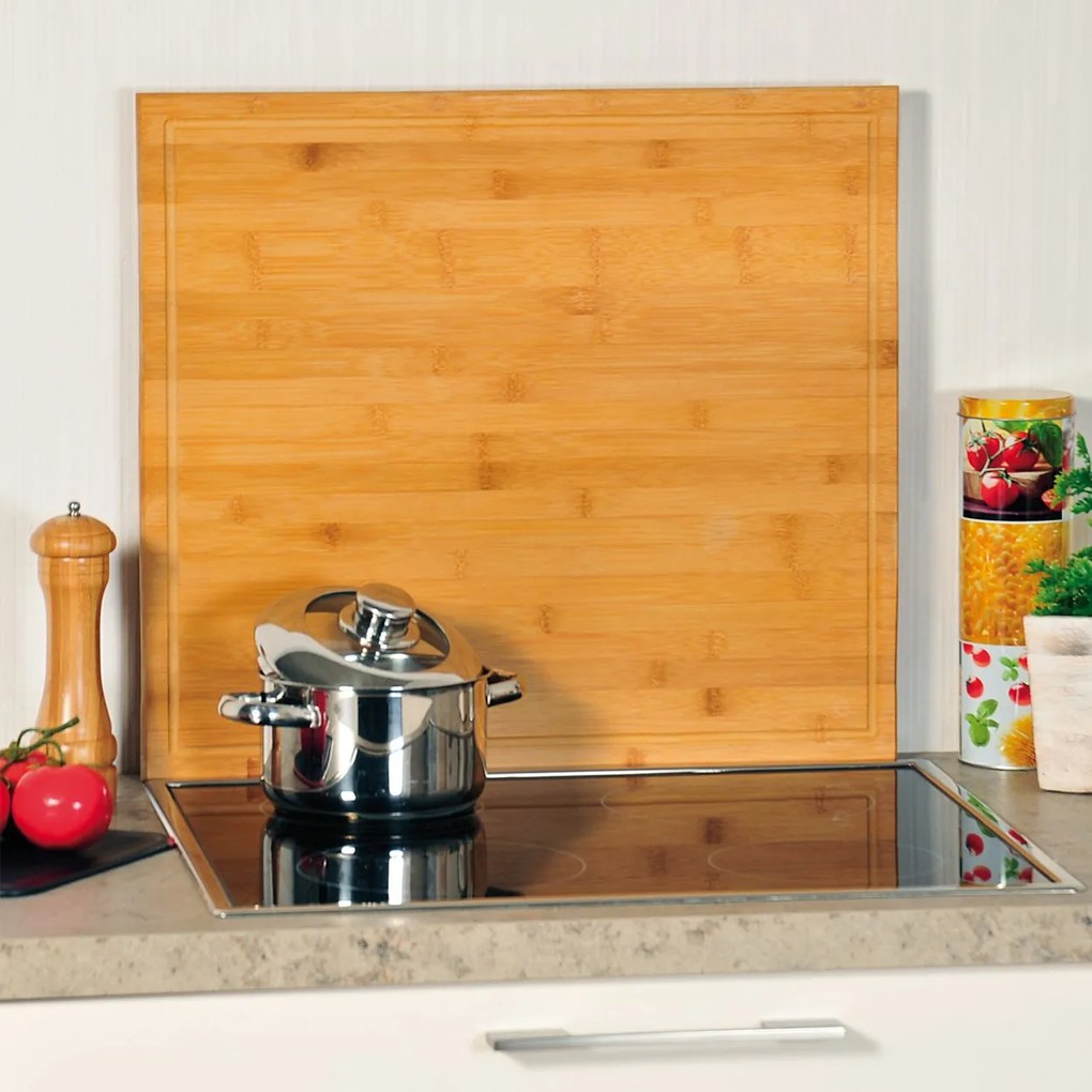 Doska na krájanie Bamboo, bambus, 56x50 cm