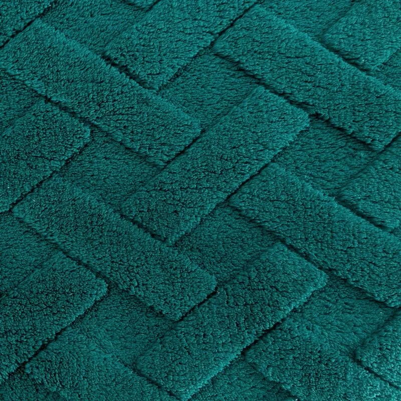 Dekorstudio Deka CARO s reliéfnym vzorom v tmavozelenej farbe Rozmer deky: 170x210cm