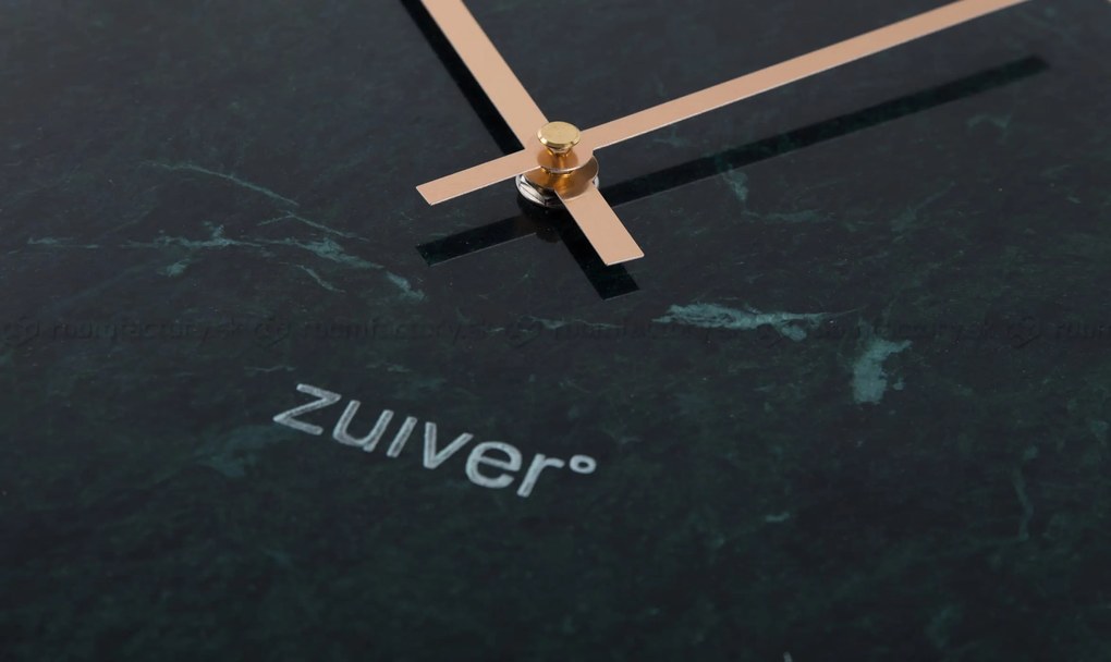 Zuiver Marble Time dizajnové hodiny - Čierna
