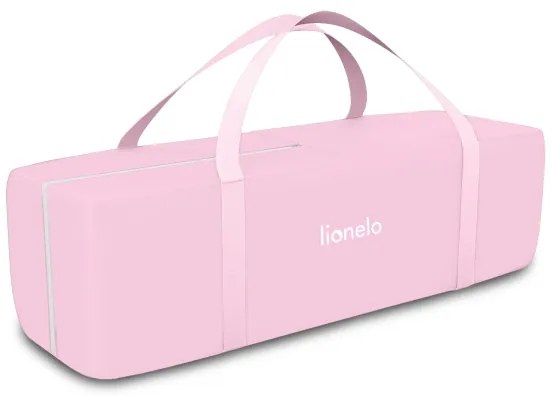 Lionelo - Cestovná postieľka FLOWER Flamingo