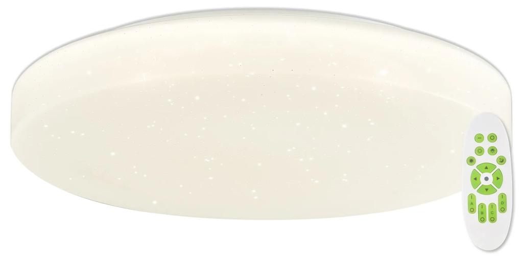 TOP-LIGHT Kúpeľňové moderné LED osvetlenie TWISTER 40 RC, 51W, ďalej. ovládanie, okrúhle, biele