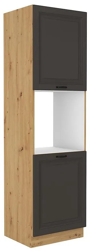 Kuchynská skrinka STILO grafit mat/artisan 60dp-210 2f