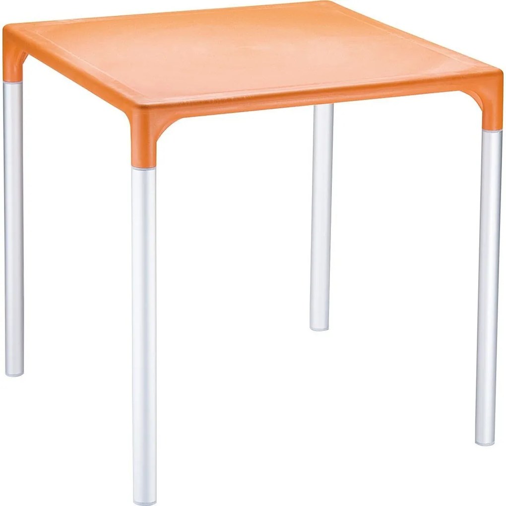 MANGO ALU záhradný stôl orange